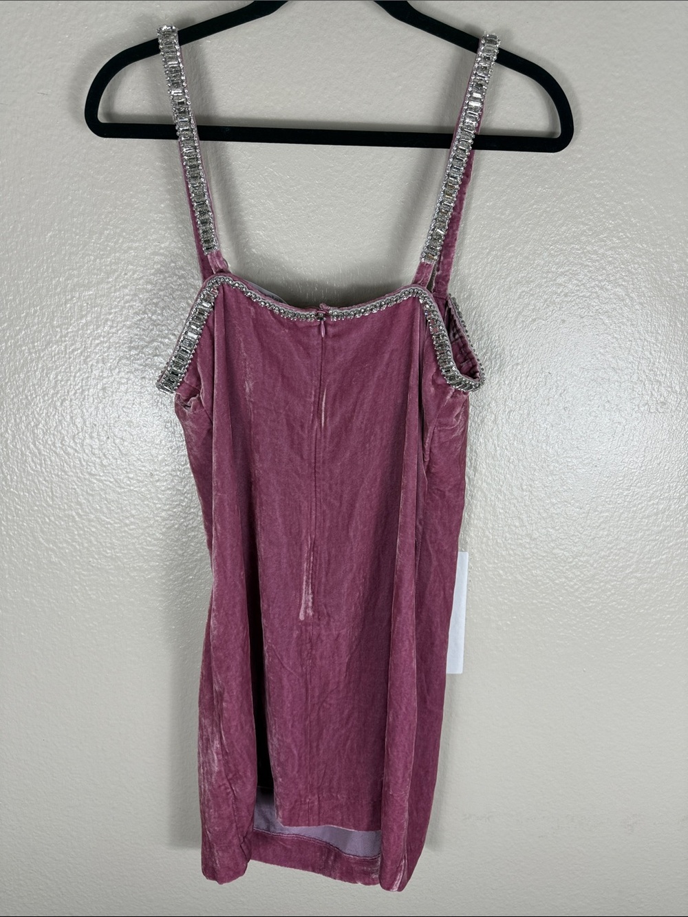 Reformation Pia Velvet Mini Dress in Sugar Plum - Picture 7 of 9